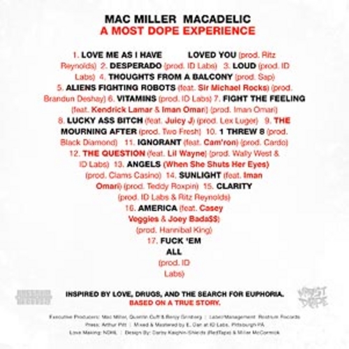 Mac Miller Macadelic Mixtape Mp3 Download
